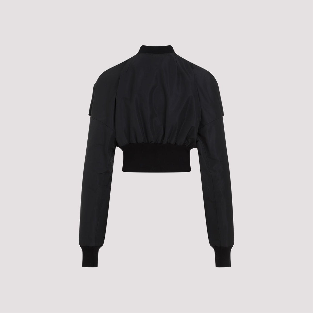 RICK OWENS Black Collage Bomber Jacket for Women - SS24