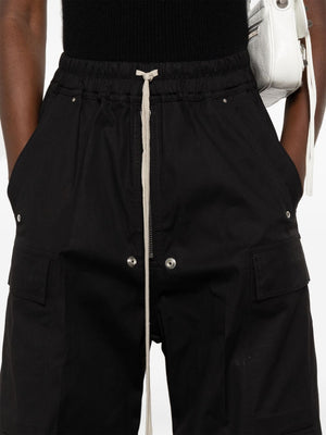 RICK OWENS Urban Chic Wide-Leg Cargo Trousers