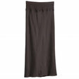 RICK OWENS Asymmetrical Mid-Length Satin Skirt for Women