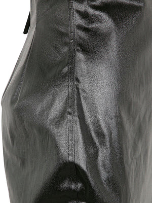 RICK OWENS Dirt Pillar Denim Mini Skirt