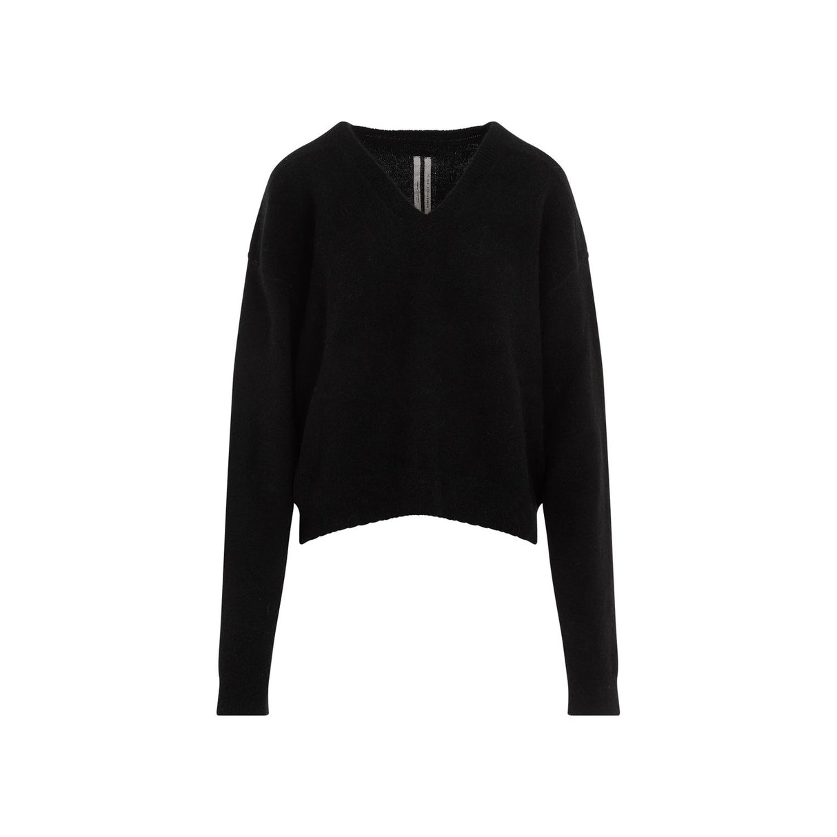 RICK OWENS Tommy V-Neck Alpaca Blend Sweater