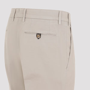 BRIONI Pienza Cotton Blend Tailored Pants