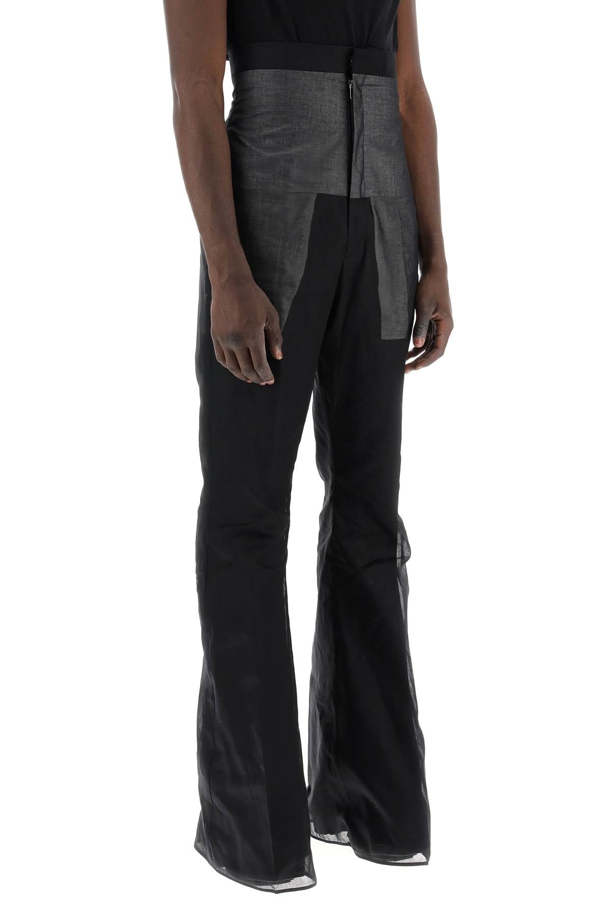 Black Cotton Men's Pants for SS24
