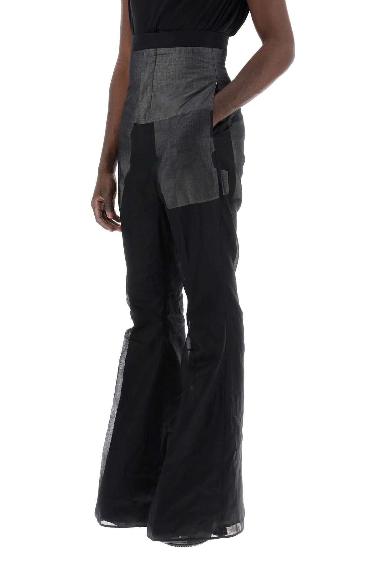 Black Cotton Men's Pants for SS24