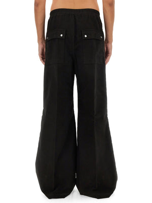 RICK OWENS Wide Leg Cotton Pants - Size 50 IT