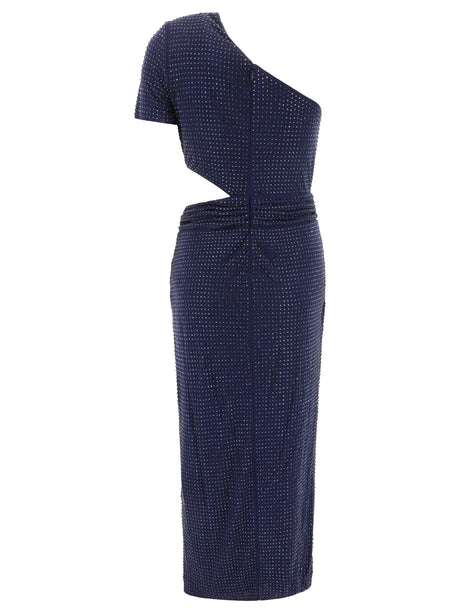 Chic Navy Cut-Out Dress for Women