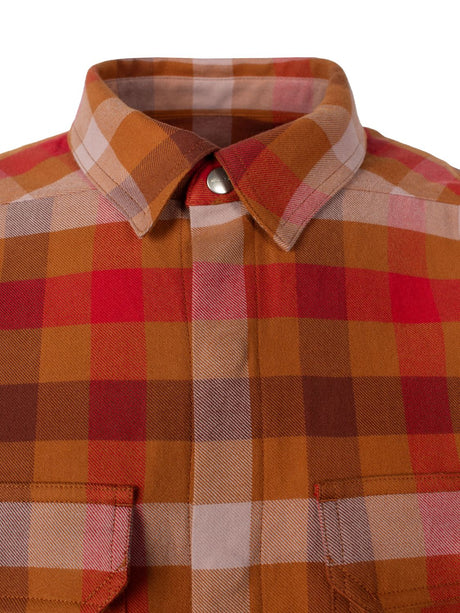 Multicolor Plaid Flannel Shirt for Men