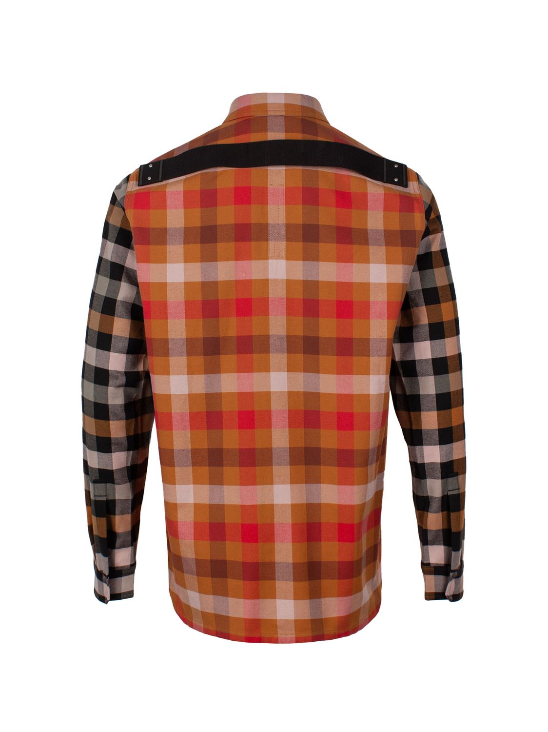 RICK OWENS Multicolor Plaid Flannel Shirt for Men