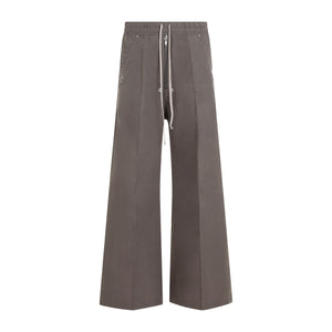 RICK OWENS Black Bell-Bottom Trousers for Men