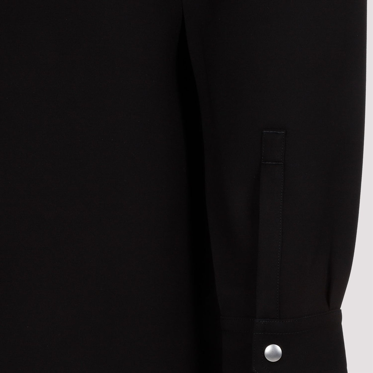 RICK OWENS Black Silk and Wool Shirt for Men - SS24 Collection