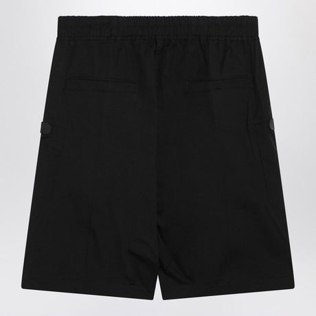 RICK OWENS Men's Mini Bauhaus Bela Elasticized Shorts