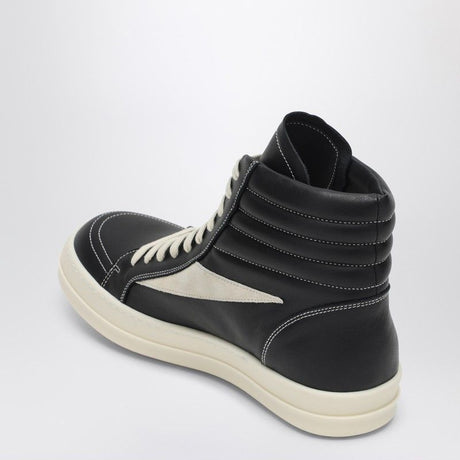 RICK OWENS High Vintage Leather Sneakers - Men's