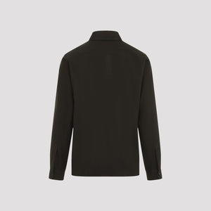 RICK OWENS Cotton Work Shirt for Men - Fall/Winter 2024