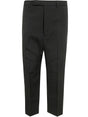 RICK OWENS Cropped Wool Pants for Men