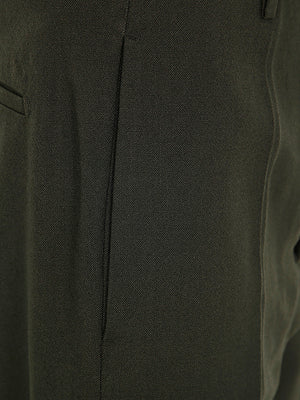 RICK OWENS Cropped Wool Pants for Men