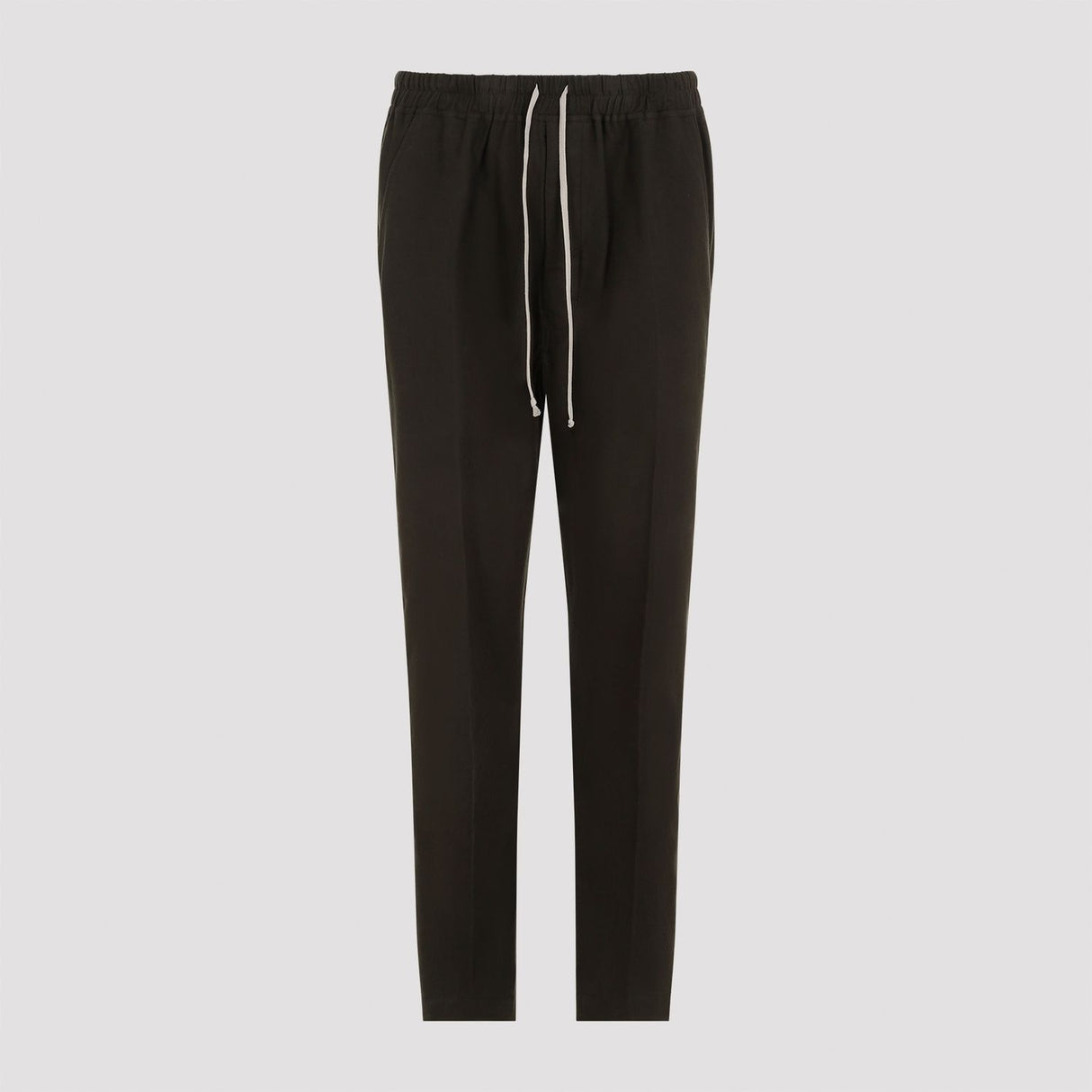 RICK OWENS Contemporary Green Drawstring Trousers