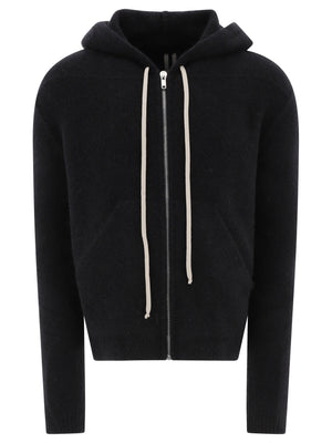 DRKSHDW Sleek Zip-Up Hooded Sweater