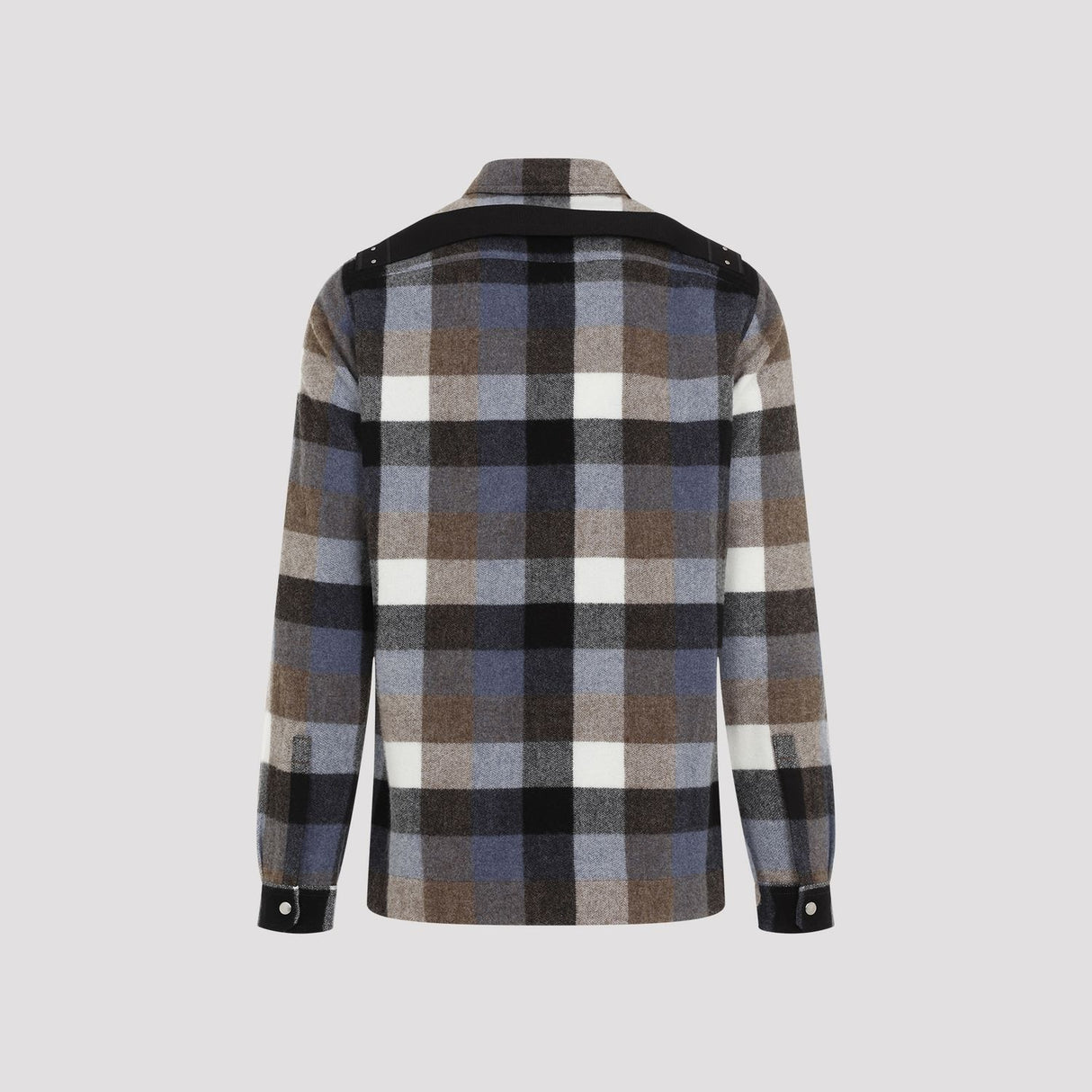 RICK OWENS Men's Virgin Wool Shirt - Fall/Winter 2024