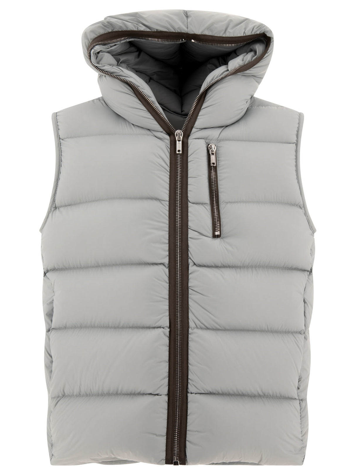 RICK OWENS Sealed Down Vest in Light Blue