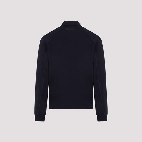 ZEGNA Navy Blue High Performance Polo for Men - SS24