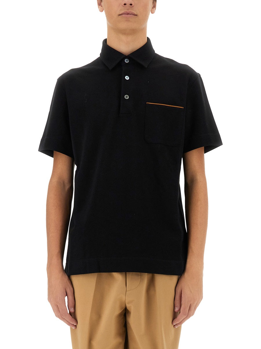 ZEGNA Classic Cotton Polo - Size 48