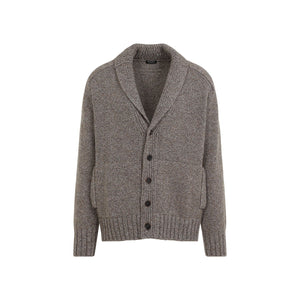 Áo Khoác Cardigan Cashmere Cổ Điển Cho Nam