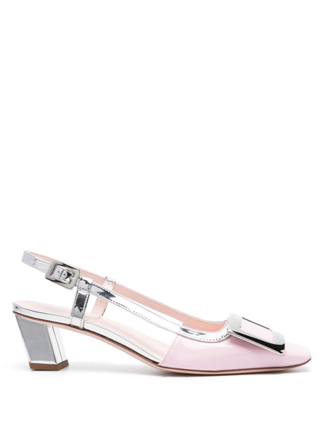 ROGER VIVIER Elegant Slingback Pumps with Block Heel