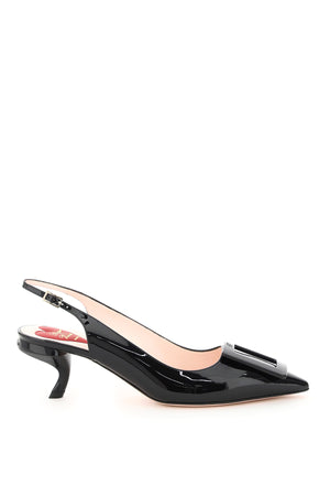 ROGER VIVIER Virgule 55 Slingback Pumps