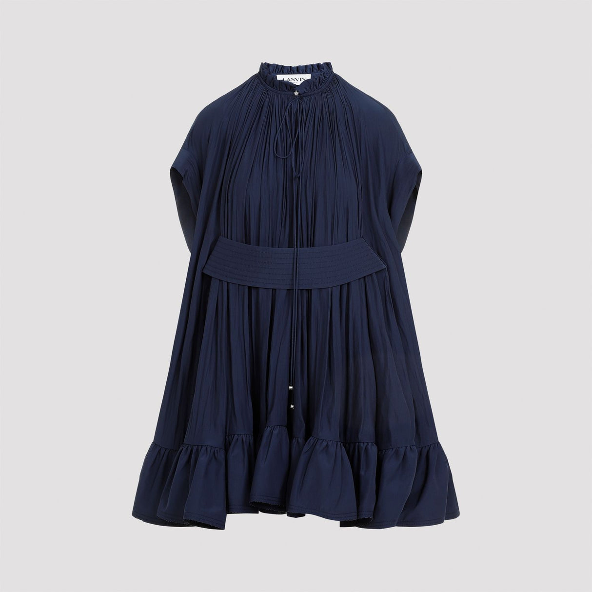 LANVIN Short Ruffle Mini Dress for Women