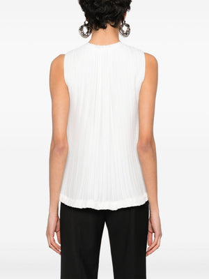 LANVIN Elegant White Sleeveless Top for Women