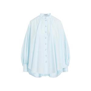 LANVIN Puff Sleeve Cotton Shirt