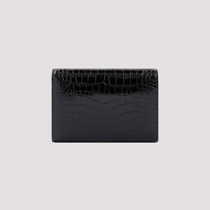 TOM FORD EMBOSSED CROCODILE LEATHER MINI CLUTCH