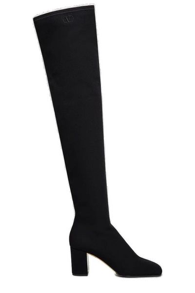 VALENTINO GARAVANI Black Women's Boots for the 2024 Fall/Winter Season