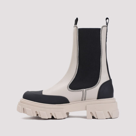 GANNI Cleated Mid Chelsea Boots for Women