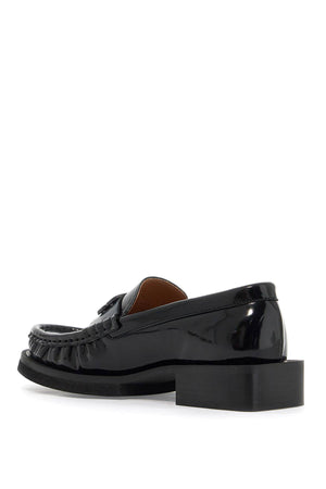 GANNI Patent Leather Fashion Loafers