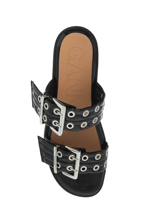 GANNI Chic Buckled Sandals for Women