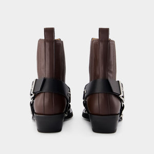 GANNI Western Inspired Chelsea Boots