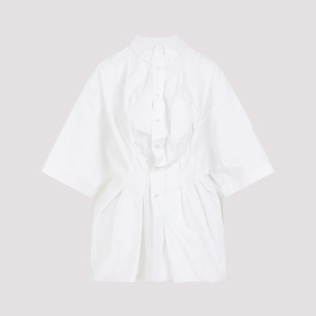 MAISON MARGIELA Elegant White Cotton Shirt for Women