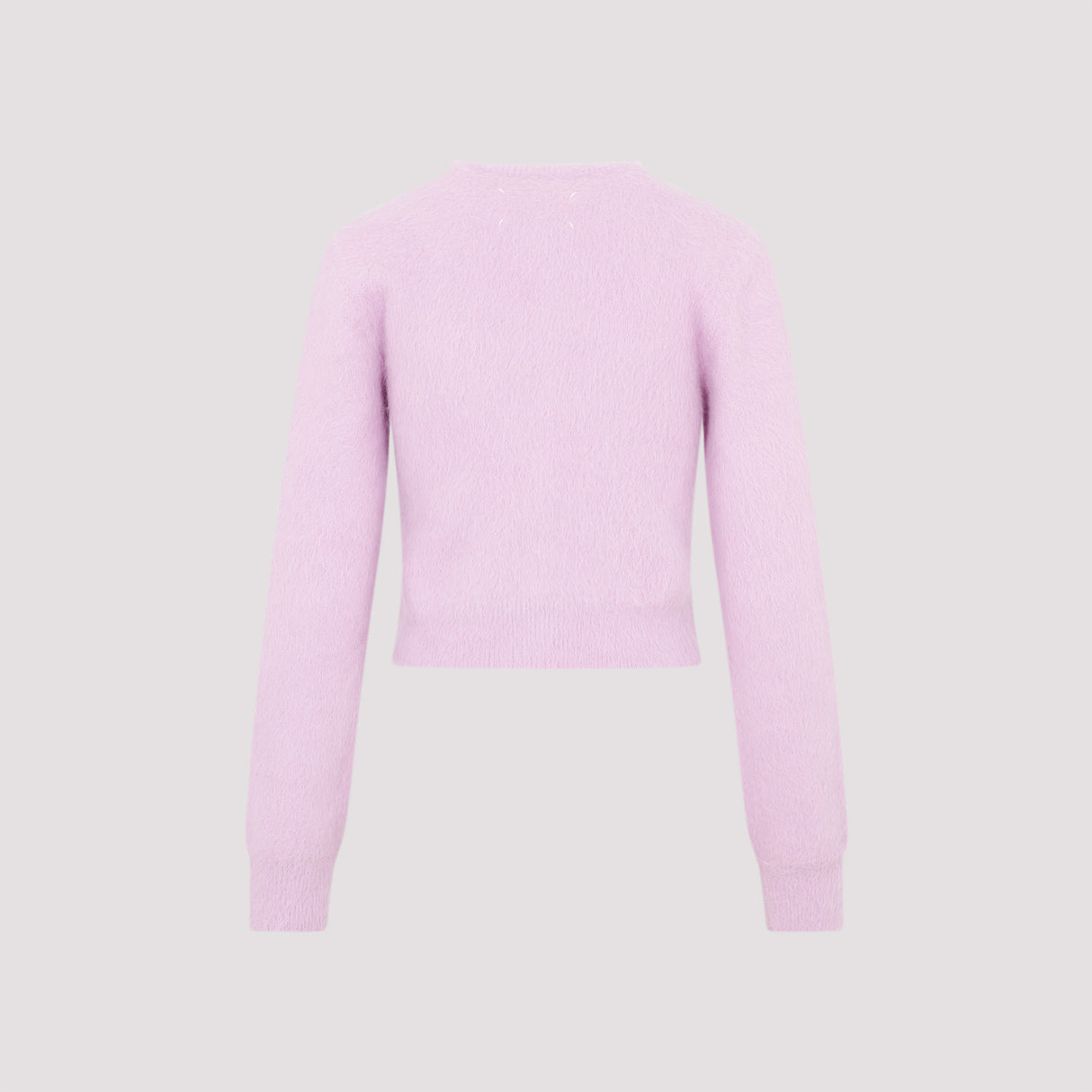 Luxurious Pink & Purple Angora Cardigan for Women - FW23