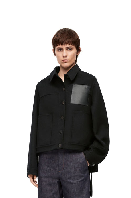 LOEWE Wool and Cashmere Blend Workwear Jacket