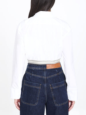 LOEWE Chic Cropped Cotton Shirt