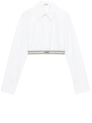 LOEWE Chic Cropped Cotton Shirt