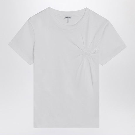 LOEWE Embroidered Anagram T-Shirt for Women - Slim Fit