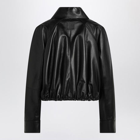 LOEWE Zip-Up Leather Jacket for Women - SS25