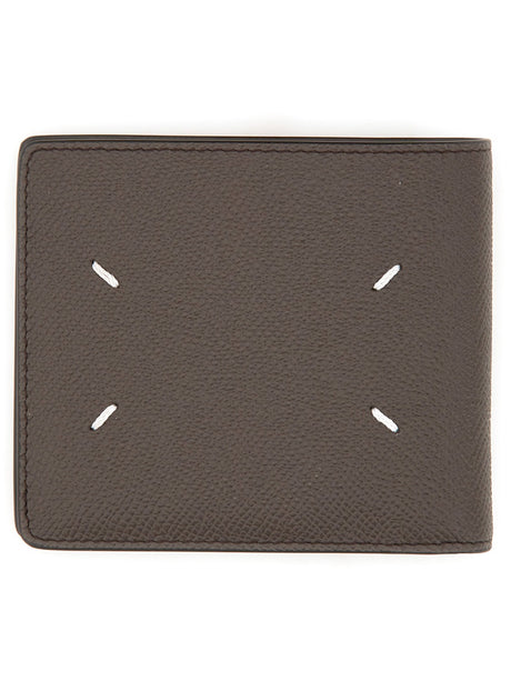 MAISON MARGIELA Mini Luxe Bifold Wallet with Four Stitches