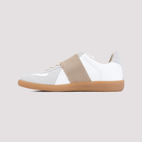 MAISON MARGIELA White Replica Sneakers with Elastic Band for Women | SS24 Collection