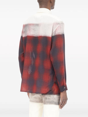 MAISON MARGIELA Pendleton Check Print Cotton Shirt