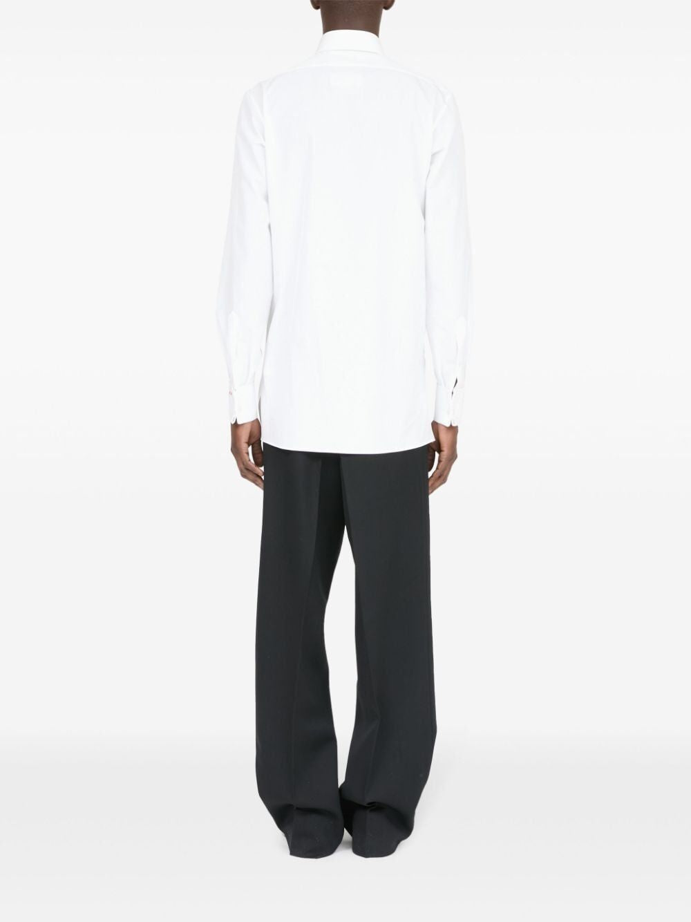 MAISON MARGIELA Refined Pointed Collar White Dress Shirt