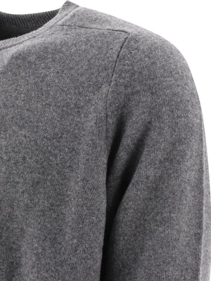 MAISON MARGIELA Elegant Grey Wool Crewneck Sweater