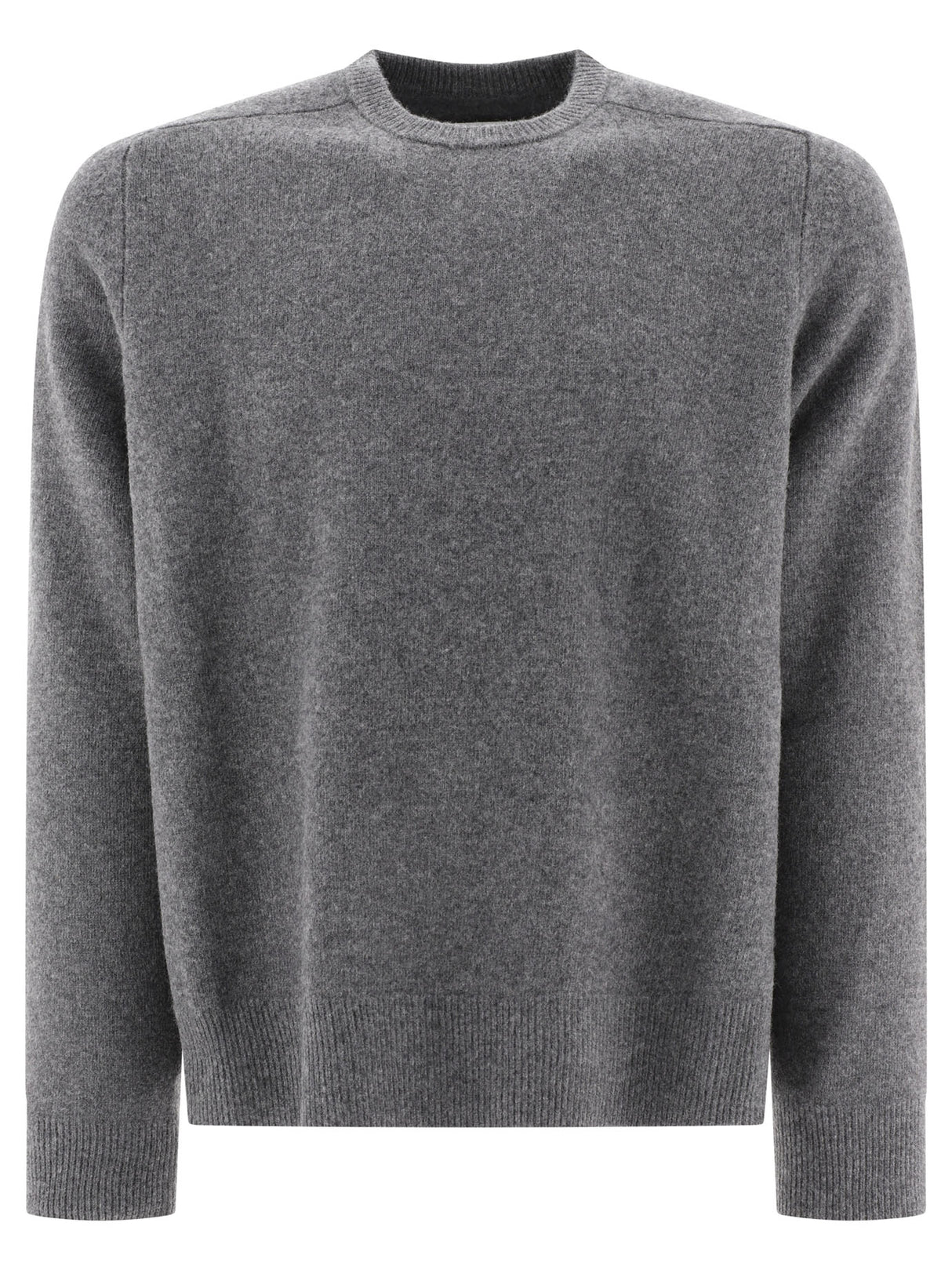 MAISON MARGIELA Elegant Grey Wool Crewneck Sweater